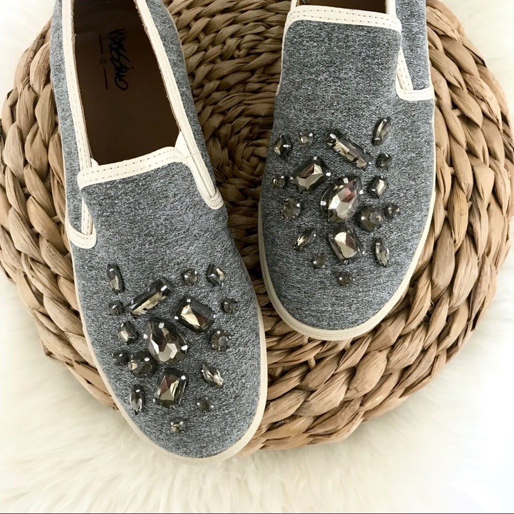 MOSSIMO | Gray Embellished Sneakers